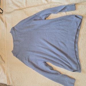 Aerie blue long sleeve oversized sweater
